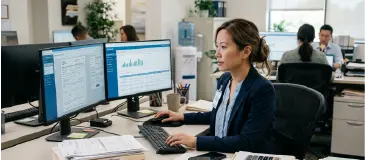 Healthcare billing and revenue cycle management process in a hospital system